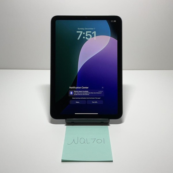 Apple iPad Mini (7th Gen) - Wi-Fi, 256 GB, Purple, A2993