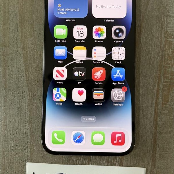 Apple iPhone 14 Pro Max - Unlocked, 128 GB, Black, A2651