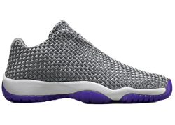 Jordan Future Low Wolf Grey Court Purple (GS) for sale