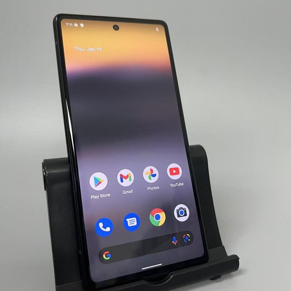 Google Pixel 6a - Unlocked, 128 GB, Charcoal, 6 GB, GX7AS