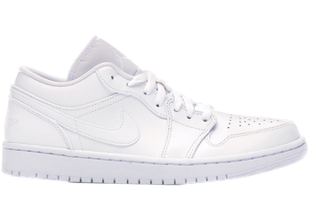 Jordan 1 Low Triple White Fog Grey for sale