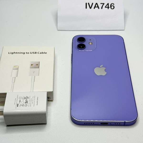 Apple iPhone 12 - Unlocked, 64 GB, Purple, A2172