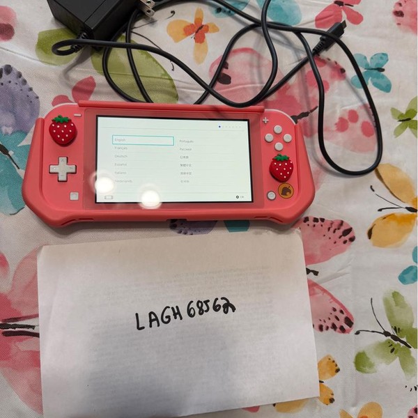 Nintendo Switch Lite - Coral, Animal Crossing
