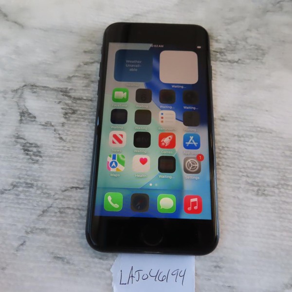 Apple iPhone SE 3rd Gen 2022 - Unlocked, 64 GB, Midnight, A2595