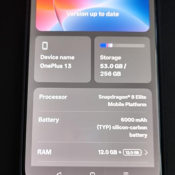 OnePlus 13 - Unlocked, 256 GB, Black Eclipse, 12 GB