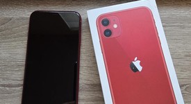 Good
													Apple iPhone 11 - Unlocked, Red, 128 GB, A2111, photo 4 of 14