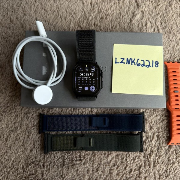 Apple Watch Ultra 3 49mm - Unlocked, Black, A3281