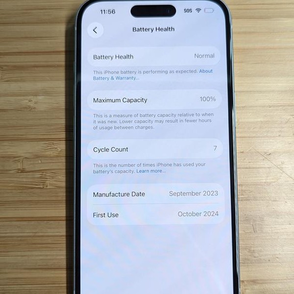 Apple iPhone 15 - Unlocked, 128 GB, Blue, A2846