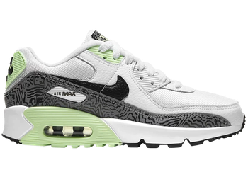 Nike Air Max 90 White Grey Volt (GS) for sale