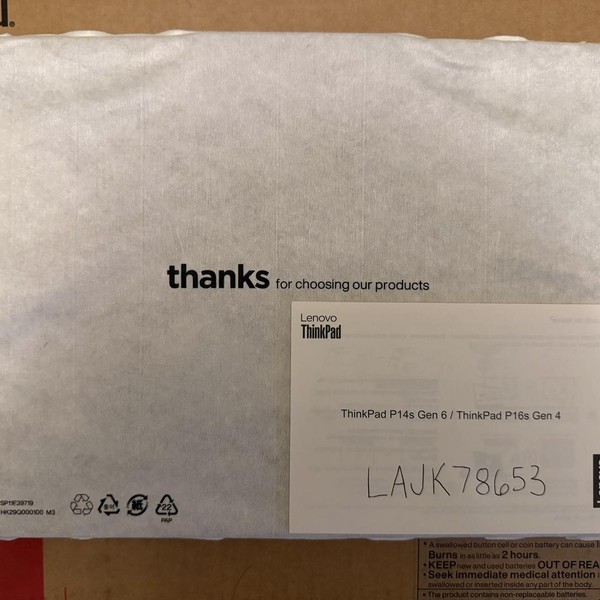 Lenovo ThinkPad P14s (Gen 6) - 2 TB, 64 GB, Intel Core 7