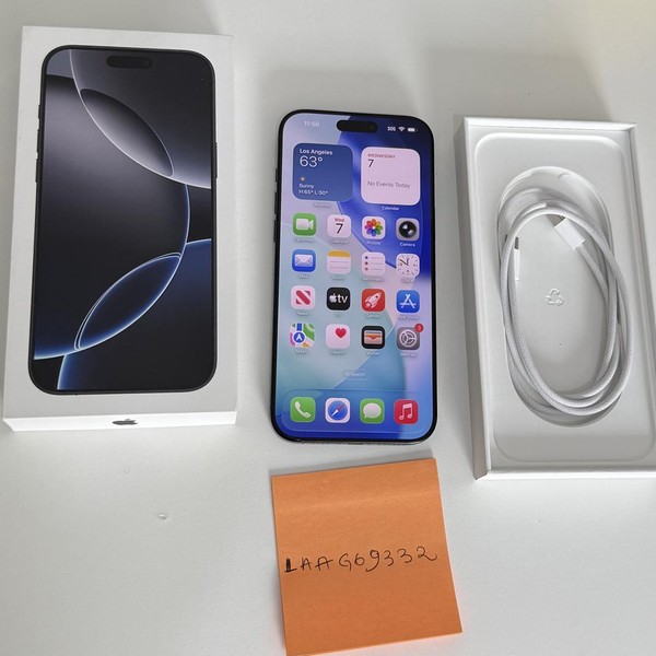 Apple iPhone 16 Pro Max - Unlocked, 256 GB, Black, A3084