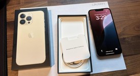 Good
													Apple iPhone 13 Pro - Unlocked, Gold, 128 GB, A2483, photo 1 of 8