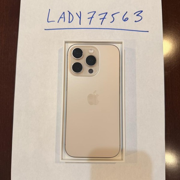 Apple iPhone 16 Pro - Unlocked, 128 GB, Desert, A3083