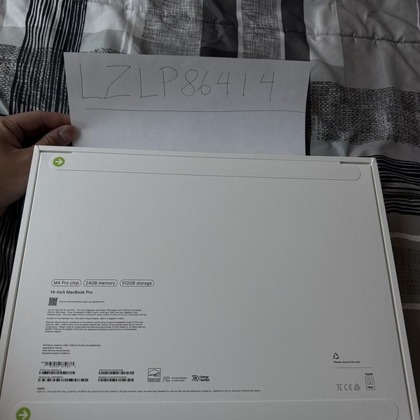 MacBook Pro 2024 - 14 inch - 512 GB, Space Black, 24 GB, Apple M4 Pro 12-core