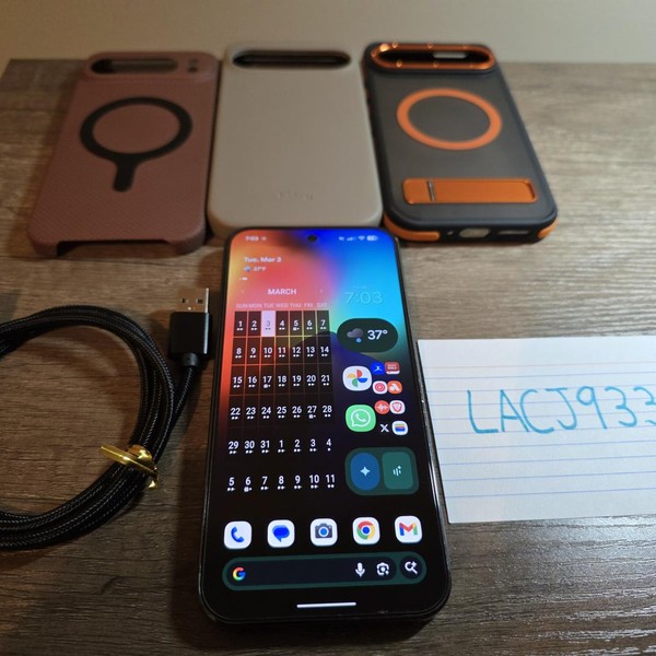 Google Pixel 9 Pro XL - T-Mobile, 512 GB, Obsidian, 16 GB, GGX8B