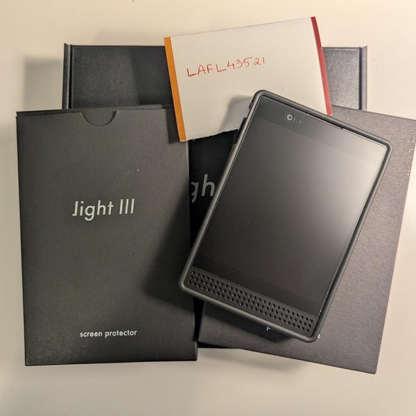 Light Phone 3 - Unlocked, 128 GB, Black, 6 GB