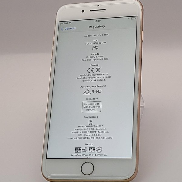 Apple iPhone 8 Plus - AT&T, Gold, 64 GB, A1897, GSM