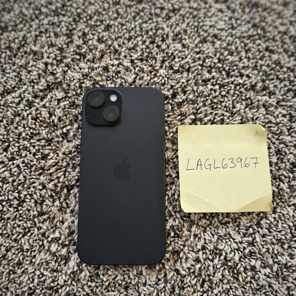 Apple iPhone 15 - Unlocked, 128 GB, Black, A2846