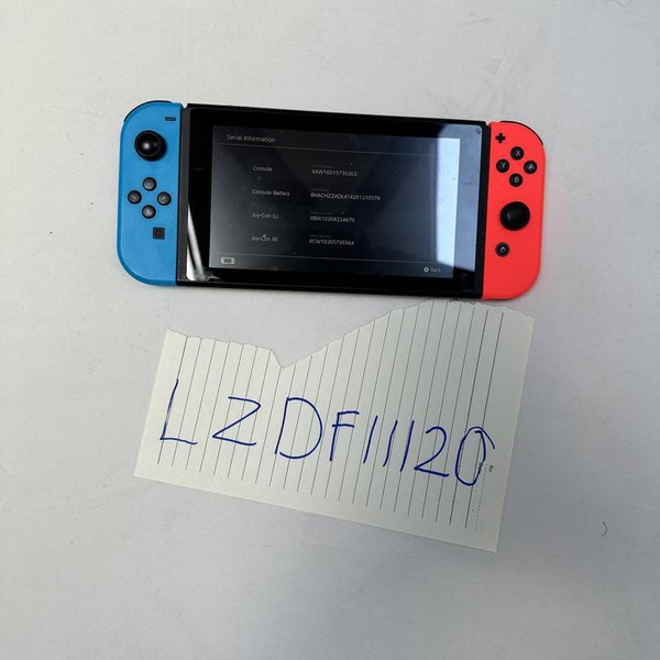 Nintendo Switch - 32 GB, Red & Blue