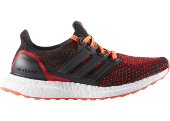 adidas Ultra Boost 2.0 Core Black Solar Red (Youth) for sale