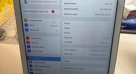 Good
													Apple iPad Air - Wi-Fi, Silver, 16 GB, photo 3 of 7