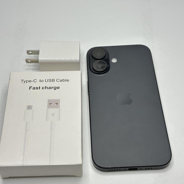 Apple iPhone 16 - Unlocked, 256 GB, Black, A3081