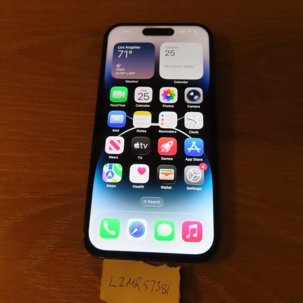 Apple iPhone 14 Pro - Unlocked, 128 GB, Black, A2650