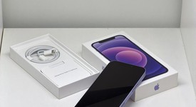 Good
													Apple iPhone 12 - Unlocked, Purple, 128 GB, A2172, photo 1 of 4