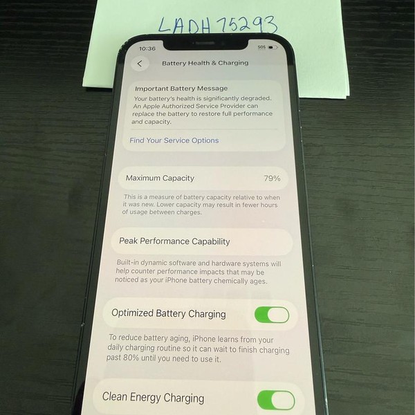 Apple iPhone 12 - AT&T, 256 GB, Black, A2172