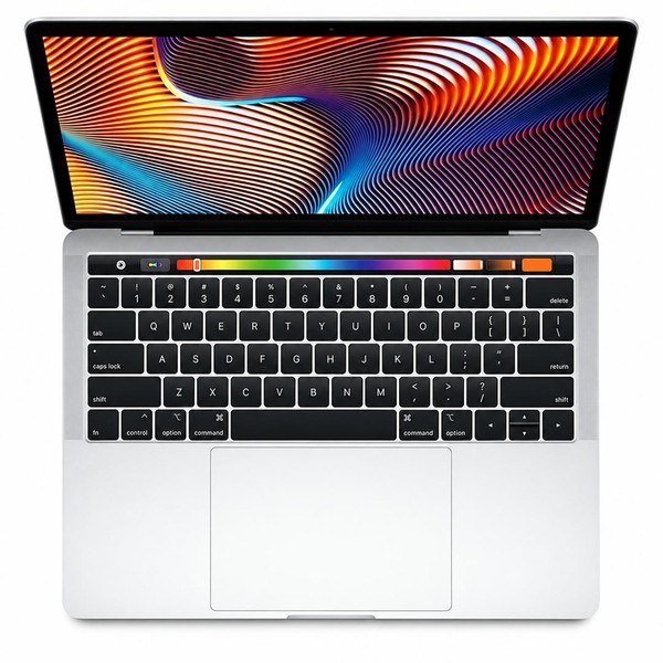 MacBook Pro 2018 (With Touch Bar) - 13 inch - 512 GB, Silver, 16 GB, Intel Core i5
