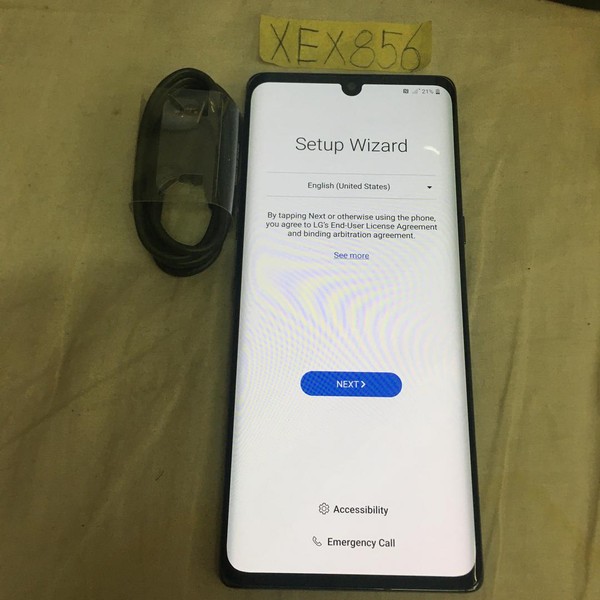 LG Velvet 5G - Verizon, Gray, 128 GB, 6 GB