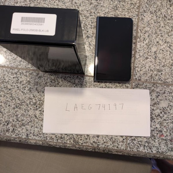 Google Pixel Fold - T-Mobile, 256 GB, Obsidian, 12 GB, G9FPL