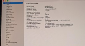 Good
													MacBook Pro 2018 (With Touch Bar) - 15" - I7, Silver, 256 GB, 16 GB, photo 4 of 9