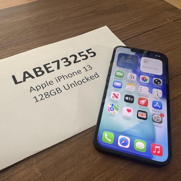 Apple iPhone 13 - Unlocked, Midnight, 128 GB, A2482