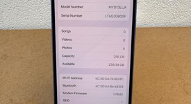 Good
													Apple iPhone 16 - Unlocked, Ultramarine, 256 GB, A3081, photo 3 of 11
