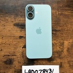 Good Apple iPhone 16 - Unlocked, 128 GB, Teal, A3081