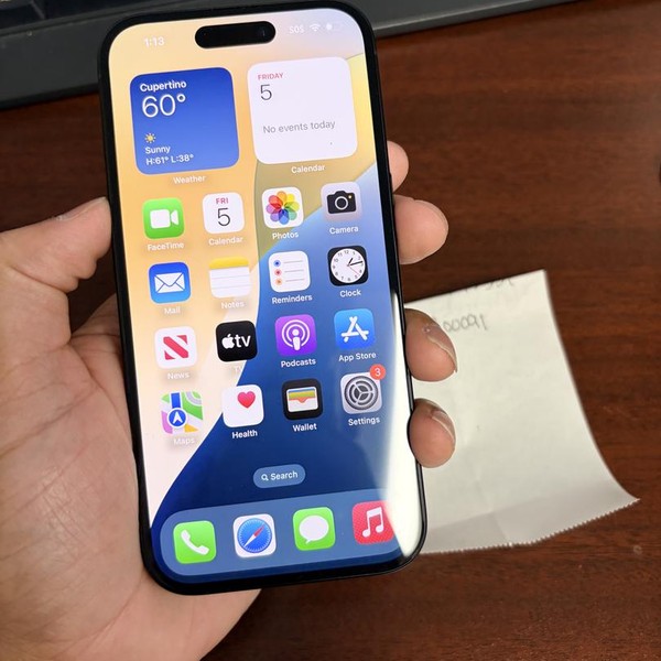 Apple iPhone 16 - Unlocked, 128 GB, Black, A3081