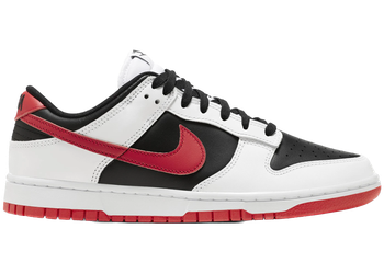 Nike Dunk Low Retro White Black University Red for sale