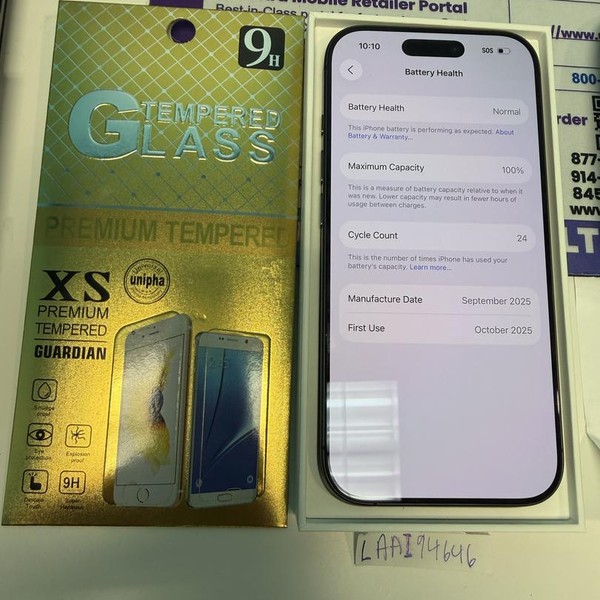 Apple iPhone 17 - Unlocked, 256 GB, Black, A3258