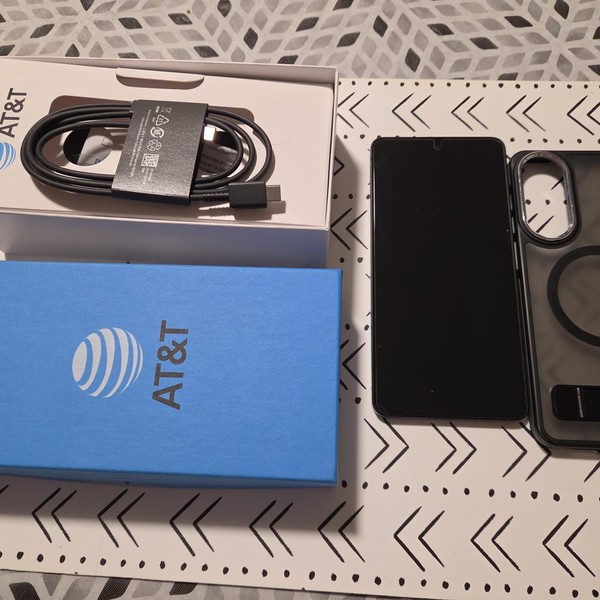 Samsung Galaxy S25 Edge - AT&T, 256 GB, Jetblack, 12 GB, SM-S937U