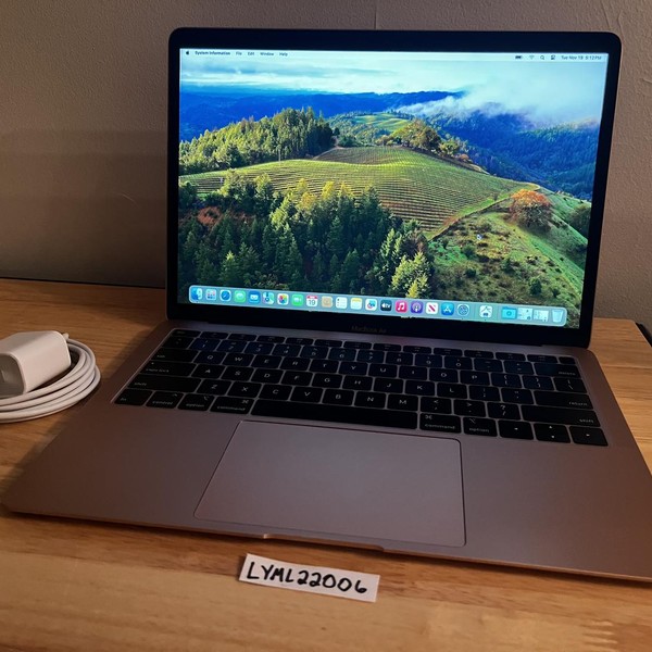 MacBook Air 2018 - 13 inch - 256 GB, Gold, 8 GB, Intel Core i5