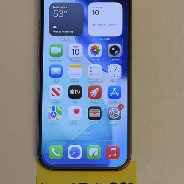 Apple iPhone 16 - Unlocked, 128 GB, Pink, A3081