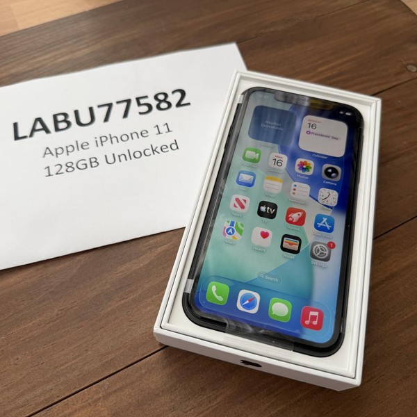 Apple iPhone 11 - Unlocked, 128 GB, Black, A2111