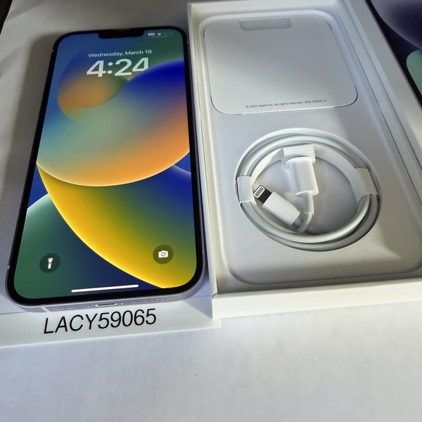 Apple iPhone 14 Plus - Unlocked, 128 GB, Purple, A2632