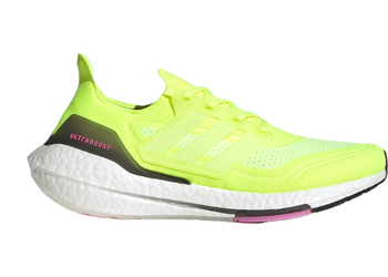 adidas Ultra Boost 21 Solar Yellow Pink for sale