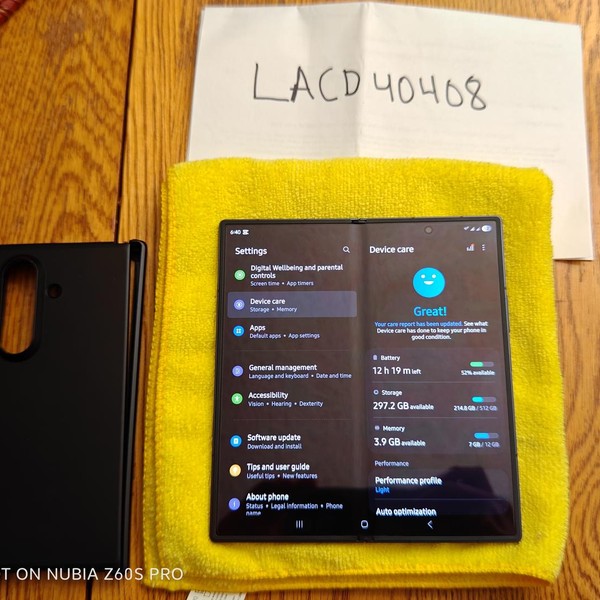 Samsung Galaxy Z Fold7 - Unlocked, 512 GB, Jetblack, 12 GB, SM-F966U1