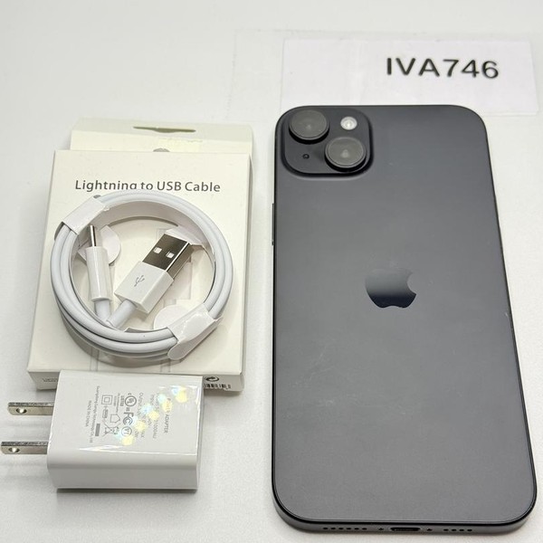 Apple iPhone 15 Plus - Unlocked, 128 GB, Black, A2847