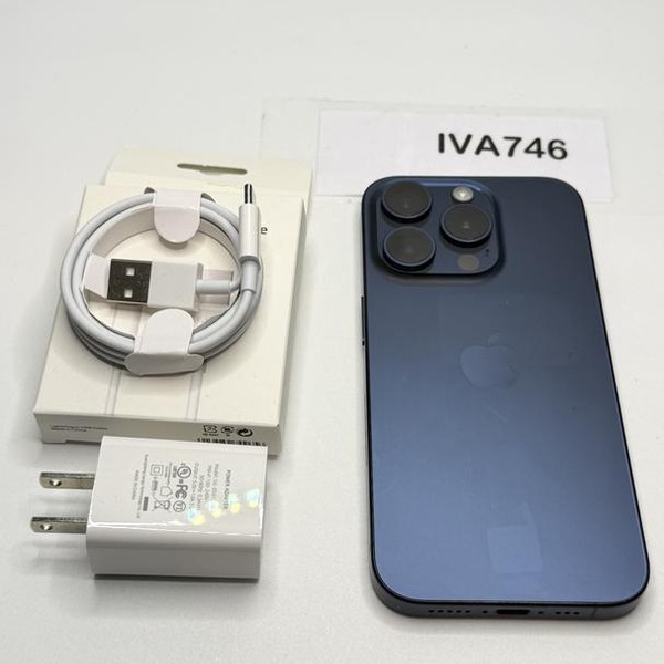 Apple iPhone 15 Pro - Unlocked, 128 GB, Blue, A2848