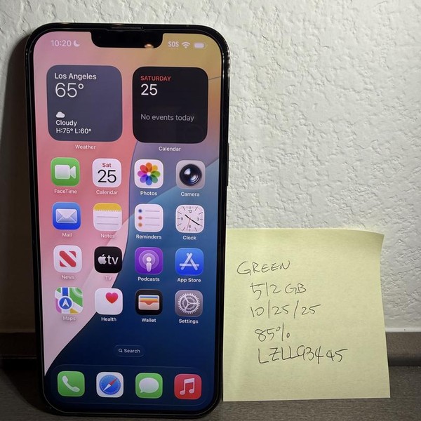 Apple iPhone 13 Pro Max - Unlocked, 512 GB, Green, A2484