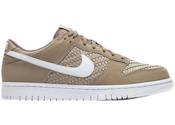 Nike SB Dunk Low Woven Khaki White for sale